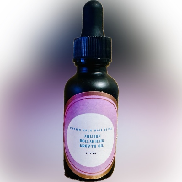 Crown Halo Hair Bliss luxurious organic, 24 Karat Gold infused organic oil. - Picture 2 of 2